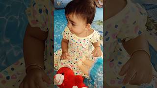 busy with doll #swarnadyuti #baby #babygirl #cute #viral #trending #ytshorts