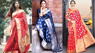 Banarasi Wedding Sarees 2021 | Pure Banarasi Saree Collection | Banarasi Saree Looks Trend 2021