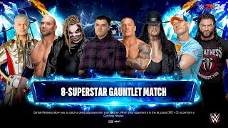 Roman Reigns Cody Rhodes Dirty Domnick Bray Wyatt Batista jhon Cena randy orton 8 Man Gauntlet Match