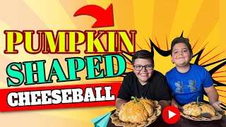 🎃 🧀 Pumpkin-Shaped Cheeseball | Fall Appetizer | Chef P 🧑🏻‍🍳