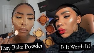 Huda Beauty *NEW* Easy Bake Powder Tutorial | Is it Worth It?