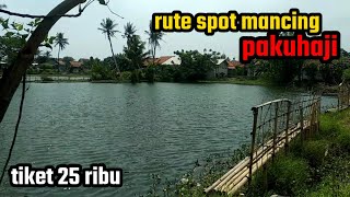 mancing nila harian umpan lumut!! Rute ke spot mancing pakuhaji tiket 25ribu