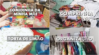 COMPRINHA PRA MIM | ALMOCEI NA MINHA MÃE | PEDI PIZZA A NOITE | ORGANIZEI MINHAS ROUPAS E SAPATOS