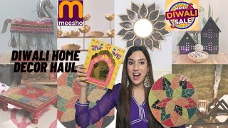 Massive *MEESHO* Diwali Home Decor Haul🔥  100/-rs Meesho Festive Home Decor Haul