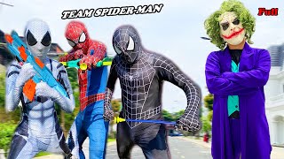 TEAM SPIDER MAN vs BAD GUY TEAM | LIVE ACTION STORY Full ( Season 3 ) - Fun FLife TV