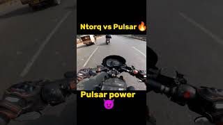 Ntorq wale ne race lga li pulsar se 😈#pulsar #race #bikerace #chapririder#chapri #shorts #shortsfeed