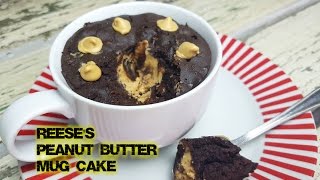 REESE'S PEANUT BUTTER MUG CAKE (no eggs) - CookingwithKarma