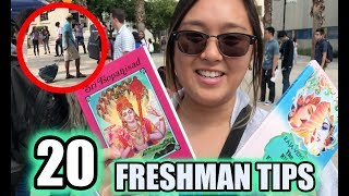 20 TIPS FOR COLLEGE FRESHMAN (KINDA)