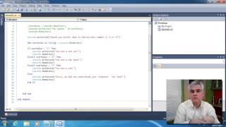 06 Visual Basic Branching with the If Then Else Decision Statement