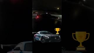 AMG GT3 VS SUPRA MK5 60 ROLL 360 CAM VIEW (supra kid left the chat) #mercedes #toyota #race