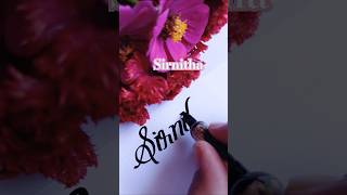 beautiful name writing #viralvideo #folk #song #music #telugu #tamil #viralvideo #art #calligraphy