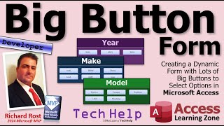 Dynamic Forms with Big Buttons for Data Entry in Microsoft Access (Combo, List Box Replacement)