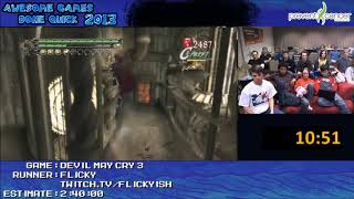 Devil May Cry 3 (Dante NG+) by Flicky in 2:10:48 - AGDQ 2013