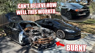 I Bought ANOTHER Tesla To Fix Our Wrecked Plaid!