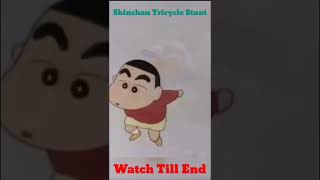 Shinchan Tricycle Stunt || #shinchan #shorts #tricycle