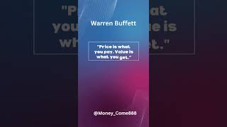 The Golden Rule of Investments: Warren Buffett's Price vs Value | Investing in True Value, Not Cost