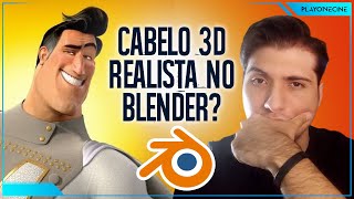 Como fazer cabelo 3d no blender!