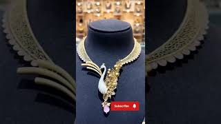 Beautiful 22k mop neck set.😍👌🔥#viral #randomcollections #gold#ytshorts