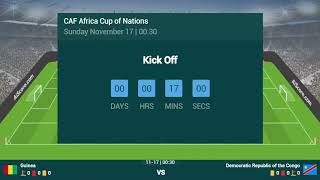 GUINEA VS DR CONGO LIVE | 2024 AFRICA CUP OF NATIONS TODAY LIVE | DR CONGO VS GUINEA LIVE MATCH