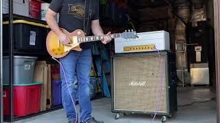 60th Anniversary Les Paul R9 Straight into a Plexi