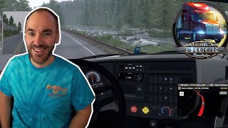 WORKING IN WASHINGTON | Greg Plays American Truck Simulator Episode 14