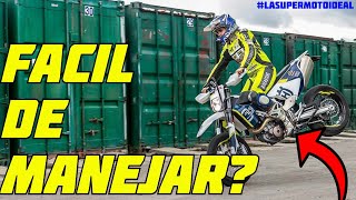 🔥 HUSQVARNA 701 Super Moto, ( que COSA mas BRUTAL😈) feat PALOMINO 189, REVIEW  #lasupermotoideal 😎😎