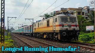 First Run After 15 Months ! 02497 Shri Ganganagar - Tiruchchirappalli Humsafar Express