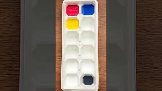 Creating 9 Colors with Just 3 Primary Acrylic Paints #colormixing #colormixing #art #colors