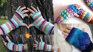 COMO TEJER GUANTES . TEJIDOS A CROCHET