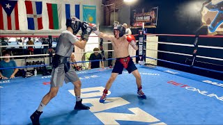 SPARRING AT THE BOXING GYM!!!