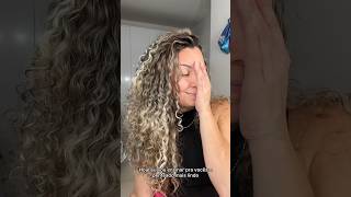 Penteado meio preso fácil de fazer #penteados #penteado #hairstyles #hairtutorial #curlyhairstyles