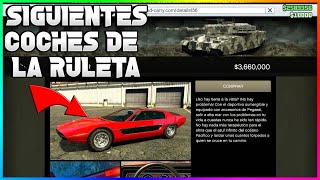 FILTRADOS LOS SIGUIENTES AUTOS DE LA RULETA!! GTA ONLINE