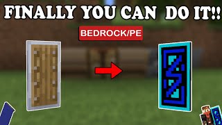 How to Make Custom SHIELD in Minecraft Bedrock/PE - TUTORIAL