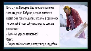 Бабка-деду: - Дети звонили, извинялись, что летом не помогли с огородом.... Юмор для Вас.