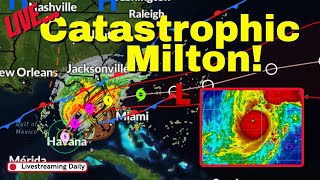 🔴Live: Catastrophic! Hurricane Milton & Severe Weather Coverage  10-9-24