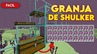 ✅ Granja de SHULKERS MINECRAFT BEDROCK 1.21+