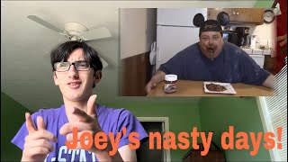 JOEY'S NASTY DAYS! The Nutella Food Challenge.."Hands Free!" (JoeysWorldTour) reaction