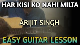 Har Kisi Ko Nahi Milta Yahan Pyaar Zindagi Mein Guitar Lesson | Arijit Singh | Boss | Akshay Kumar |