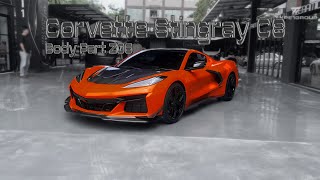 Review Corvette Stingray C8 ติดตั้งชุดแต่ง Z06 รอบคัน