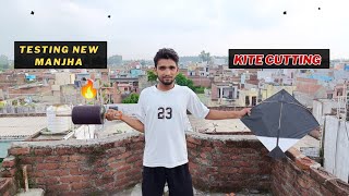 Testing New Best Manjha For 15 August 🪁 | kite fighting | kite flying | kites vlogs