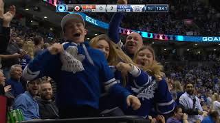 Andreas Johnsson 4th goal of the season! 24/11/2018 (Philadelphia Flyers at Toronto Maple Leafs)