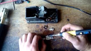 Soldering iron A-BF GS110D: testing heating speed and power