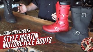 Style Martin Motorcycle Boots - Dime City Cycles