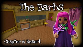 AAAH!!! THE EVIL RESORT EMPLOYEE: ROSEY! Roblox The Barbs Chapter 6: Escape Rosey’s Resort