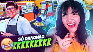 MERCADINHO do Games EduUu BOMBANDO! - Supermarket Simulator 🤣