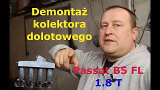 Ściągam kolektor dolotowy w Passacie B5 FL 1.8 T