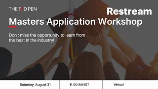 Master’s Application Workshop