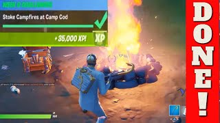 Stoke Campfires at Camp Cod All Locations Guide - Fortnite Week 9 Challenges