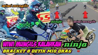 🔥Wiwi mungils || kalahkan ninja di Braket 8 detik Ada Chyntia dan Tia Bocil juga dragbike meikarta