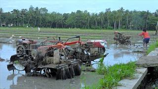 Tractor Machinery Working Tilling Farm Field